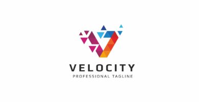 Velocity – Letter V Logo
