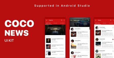 CoCo News – Android UI Kit