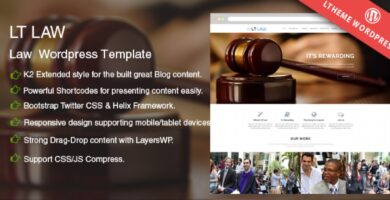 LT Law – Legal WordPress Theme