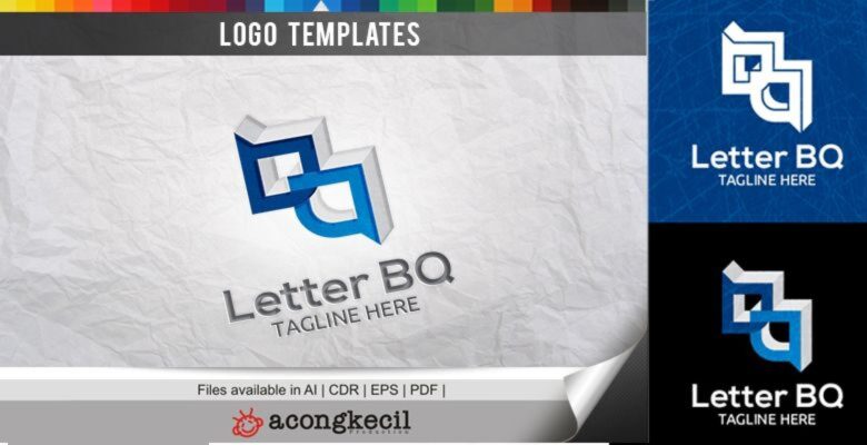 Letter BQ V1 – Logo Template