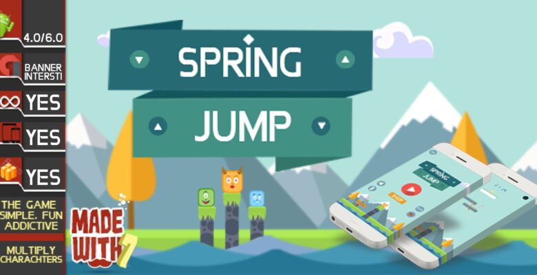 Spring Jump – Buildbox Game Template