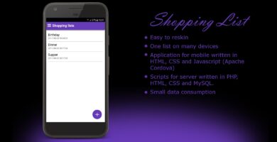 Shopping List – Cordova App Template