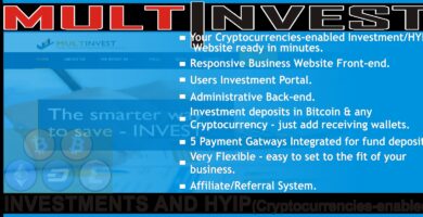 MultInvest – Cryptocurrencies Investment Script