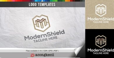 Modern Shield – Logo Template