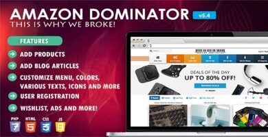 Amazon Dominator – Affiliate Marketing Script