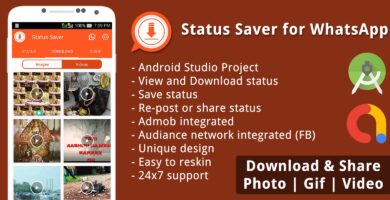 Status Saver For Whatsapp – Android Source Code