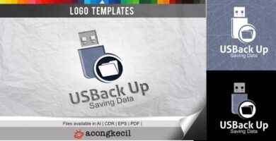 USBackUp – Logo Template