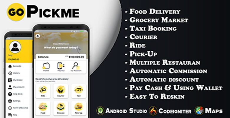 GoPickme – On Demand Services Android Template