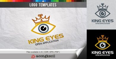 King Eyes – Logo Template