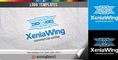 Xenia Wing V2 – Logo Template