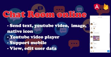 Chat Room Online – Angular Firebase