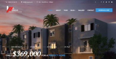 Single Property Real Estate HTML Template