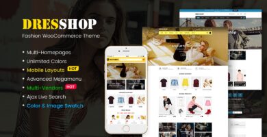 DresShop – Clean Fashion WooCommerce Theme