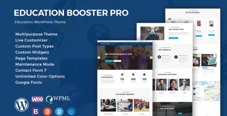 Education Booster Pro WordPress Theme