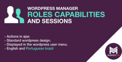 WP Roles Capabilities And Sessions Manager Plugin