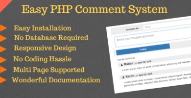 EasyComment –  PHP Comment System