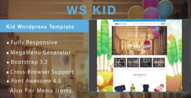 WS Kid –  WooCommerce WordPress Theme