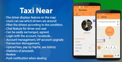 Taxi Near –  Android App Template
