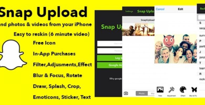 Snap Upload – iOS App Source Code