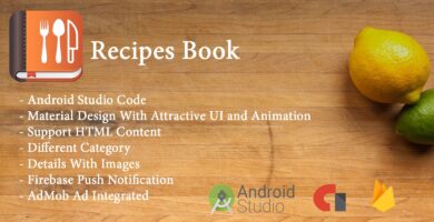 Recipes Book – Android Source Code