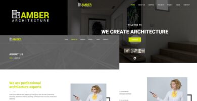Amber – Responsive Architecture Template