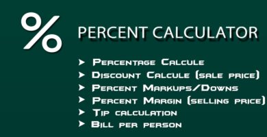 Percent Calculator – Android App Source Code