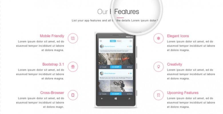 AppyFic – Bootstrap App Landing Page Template