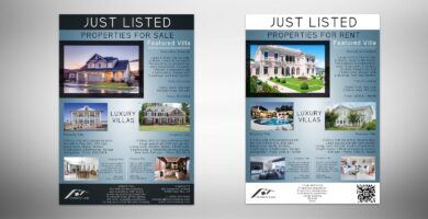 Elegance Real Estate Flyer Brochure Template