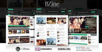 Bzine – WordPress HD Magazine Theme