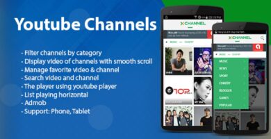 Youtube Channels – Android App Template
