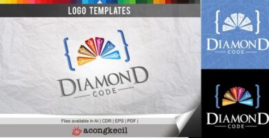 Diamond Code – Logo Template