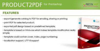 Product2PDF – Prestashop Module