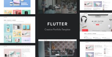 Flutter – Creative Portfolio Template