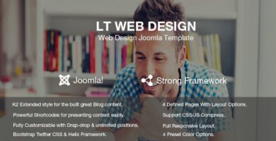 LT Web Design – Joomla Template