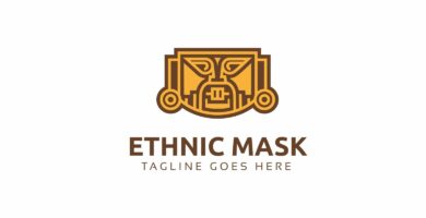 Ethnic Mask Logo