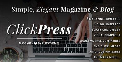 Click Press – Magazine WordPress Theme