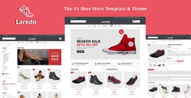 Laredo – Shoes Store Responsive HTML5 Template