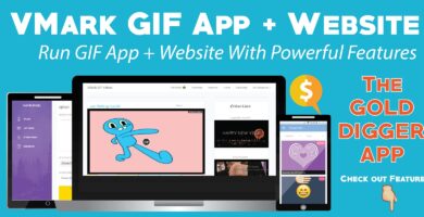 VMark GIF – Android App Template With Full Website