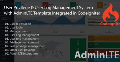 Codeigniter User Management System