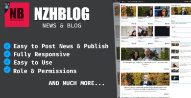 NzhBlog –  Blog And News System PHP