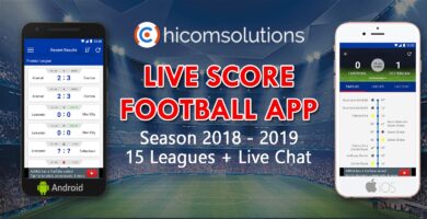 Live Score Football App Season 2018-19 For iOS