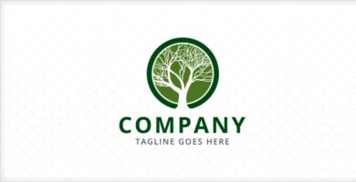 Tree Branches Logo Template