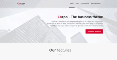 Corpo – Business HTML Template