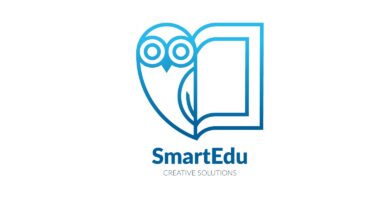 Smart Education Concept Logo