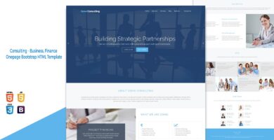 Grow Consulting – Business HTML Bootstrap Template