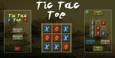 Tic Tac Toe Ninja – Unity3D Source Code with ADMOB