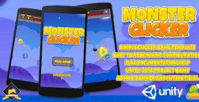Monster Clicker – Unity Game Source Code