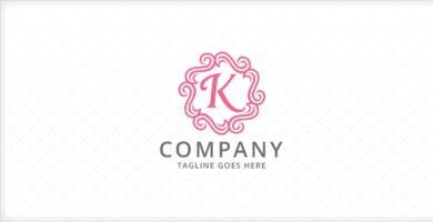 Ornamental – Letter K Logo