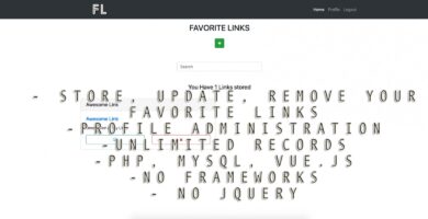 Favorite Links – PHP Script