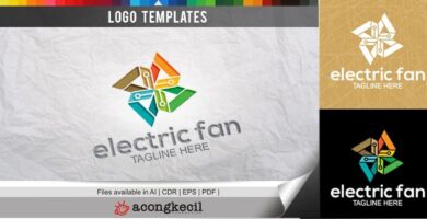 Electric Fan – Logo Template